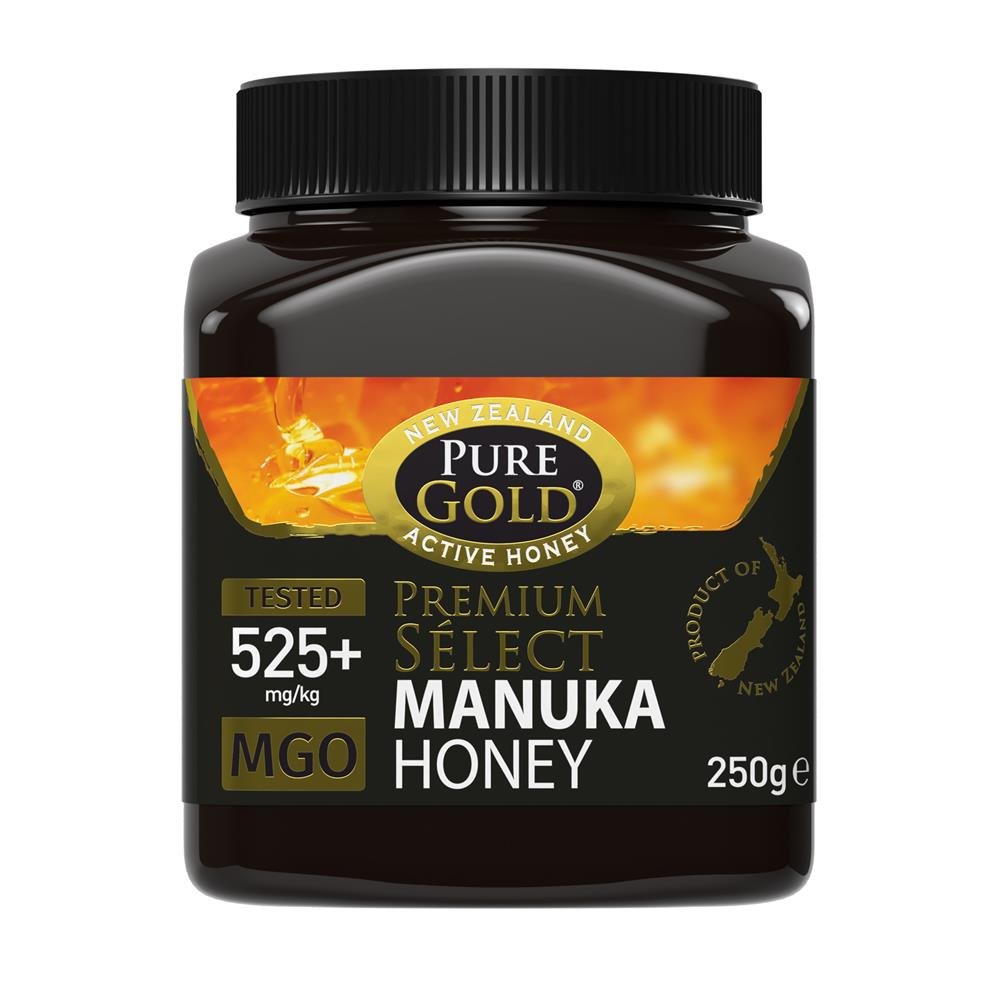 Pure Gold Premium Select Manuka Honey MGO - 525+ 250G - Greenlands Health Store