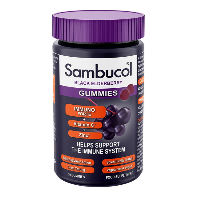 Sambucol Immuno Forte Black Elderberry Gummies - Greenlands Health Store