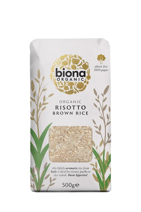 Risotto Rice - Brown - Organic 500g - Greenlands Health Store