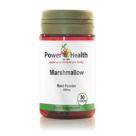 Marshmallow Root Powder 500mg 30 Caps - Greenlands Health Store