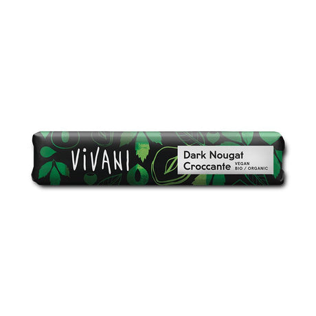 Mini Dark Nougat Croccante Chocolate Vegan Organic 35g - Greenlands Health Store
