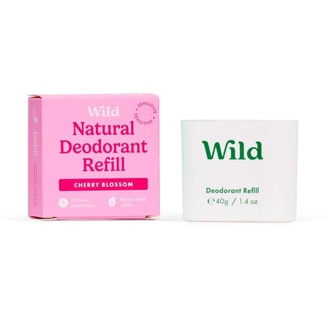 Wild Cherry Blossom Sensitive Deo Refill 40g - Greenlands Health Store