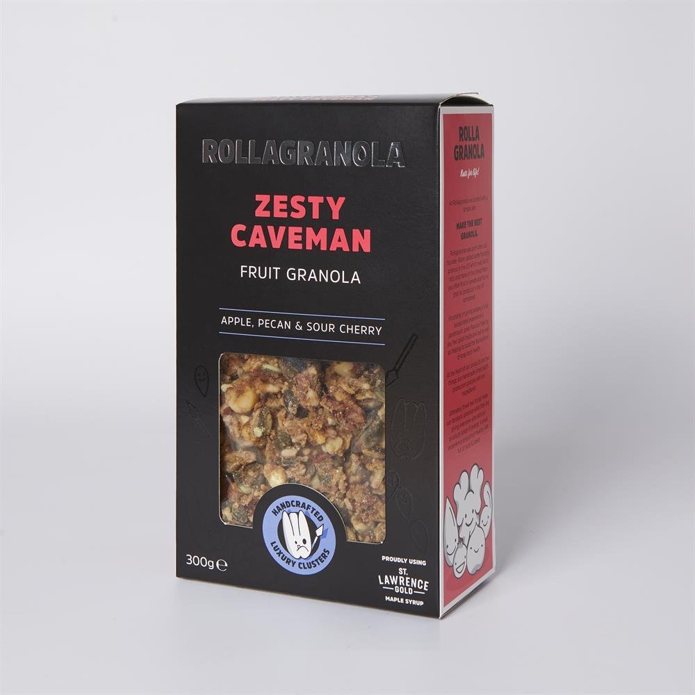 Zesty Caveman Granola Apple Pecan and Ginger 300g - Greenlands Health Store