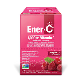 Multivitamin Drink Mix 1000mg Vitamin C Raspberry flavour - Greenlands Health Store