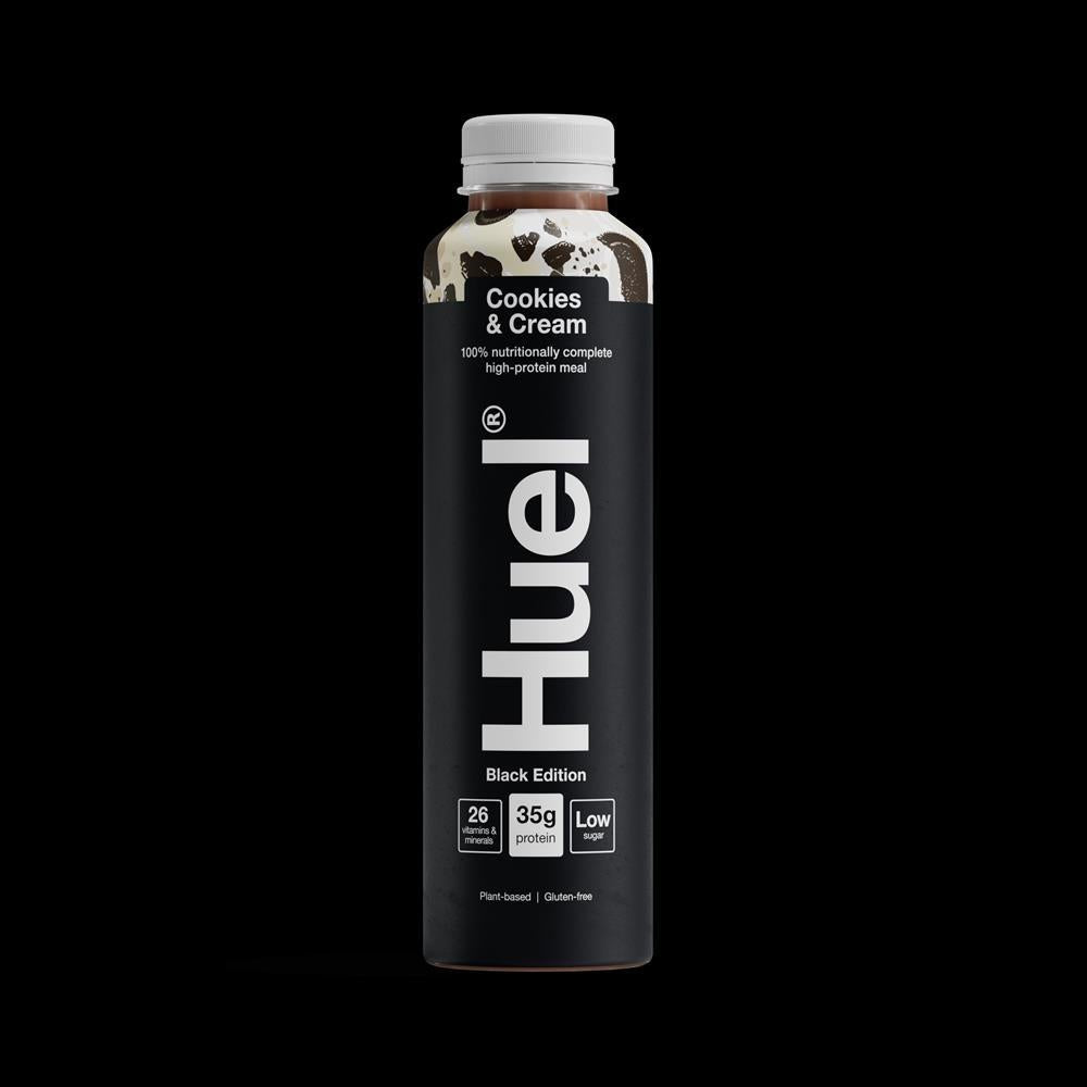 Huel Ready - to - Drink Black Edition Cookies & Cream Flavour. 500ml - Greenlands Health Store