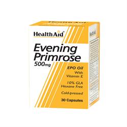Evening Primrose Oil 500mg + Vitamin E Capsules 30's - Greenlands Health Store