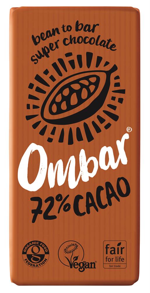 Ombar 72% Cacao 70g organic and vegan - Greenlands Health Store