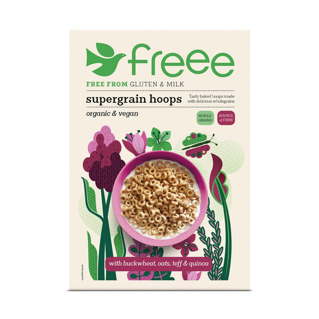 Freee Org Supergrain Hoops Buckwheat Oats Teff & Quinoa 300g - Greenlands Health Store