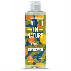 Faith in Nature Grapefruit & Orange Body Wash 400ml - Greenlands Health Store