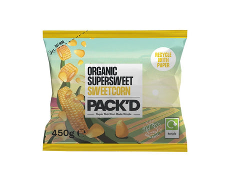 Organic Sweetcorn 450g - Greenlands Health Store