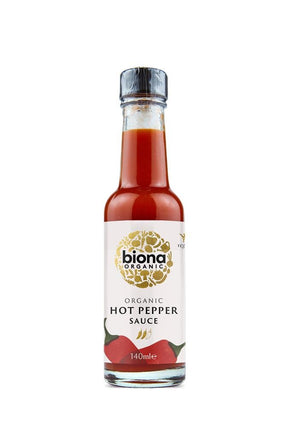 Organic Hot Pepper Sauce 140ml - Greenlands Health Store