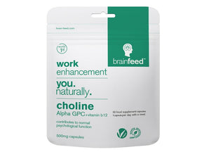 Brain Feed Natural Cognitive Enhancer - The precursor to acetylcholine - Greenlands Health Store