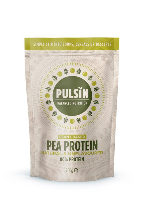 Pea Protein Isolate Powder Unsweetened 250g - Greenlands Health Store