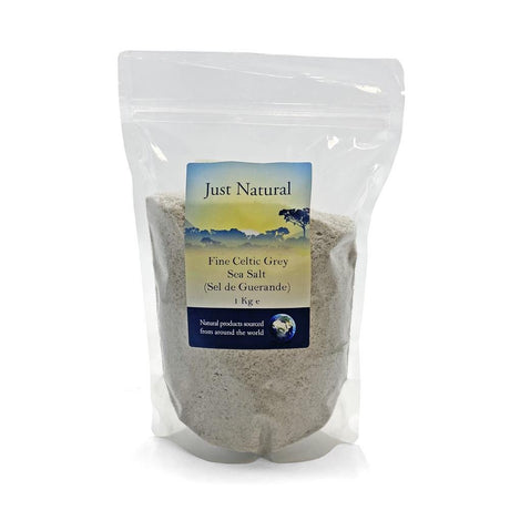 Fine Celtic Grey Sea Salt (Sel de Guerande) Unrefined 1kg - Greenlands Health Store