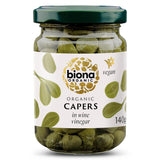 Biona Capers in Wine Vinegar Organic 140g - Greenlands Health Store