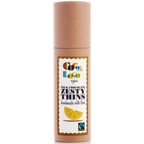Organic F/T Zesty Orange & Milk Chocolate Thins 170g - Greenlands Health Store