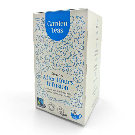 Organic Fairtrade After Hours Infusion 20 Plastic Free Envelopes - Greenlands Health Store
