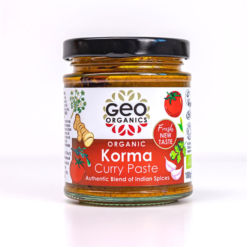 Pastes - Organic Korma Curry Paste 180g - Greenlands Health Store