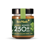 BeeMade Organic New Zealand Manuka Honey MGO 250+ 250g - Greenlands Health Store