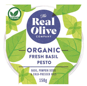 Organic Fresh Basil Pesto 150g - Greenlands Health Store