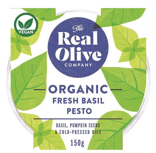 Organic Fresh Basil Pesto 150g - Greenlands Health Store