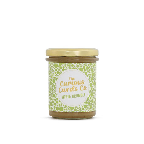 The Curious Curd Co Apple Crumble Curd 210g - Greenlands Health Store