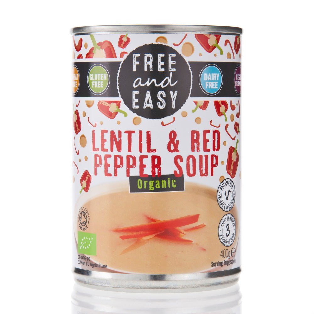 Organic Lentil Red Pepper Soup 400g - Greenlands Health Store