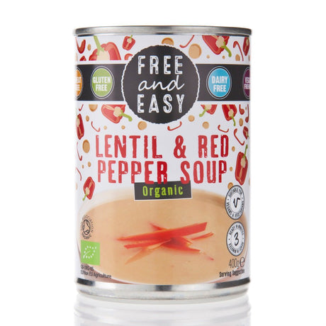 Organic Lentil Red Pepper Soup 400g - Greenlands Health Store