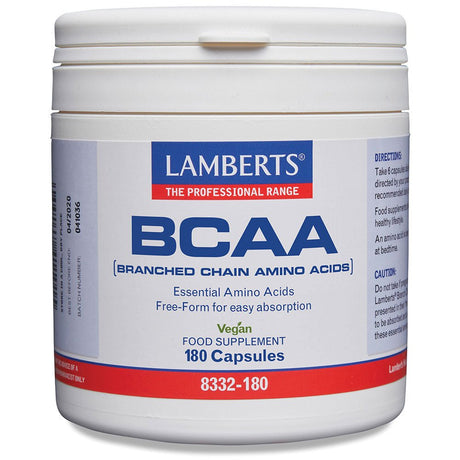 BCAA - Branch Chain Amino Acids 180 capsule - Greenlands Health Store