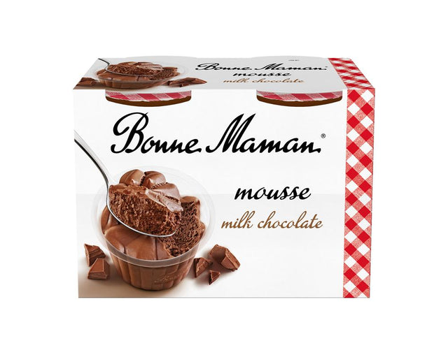 Bonne Maman Chocolate Mousse 4x70g - Greenlands Health Store