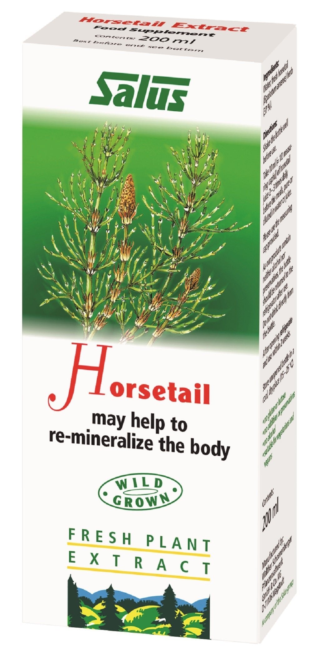 Horsetail Fresh Plant Juice 200ml - Greenlands Health Store