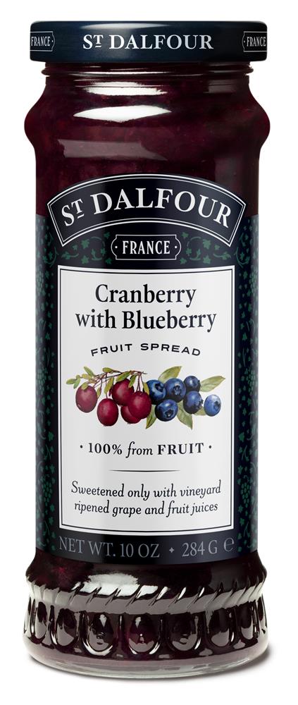 Cranberry & Blueberry Fruit Spread 284g - Greenlands Health Store
