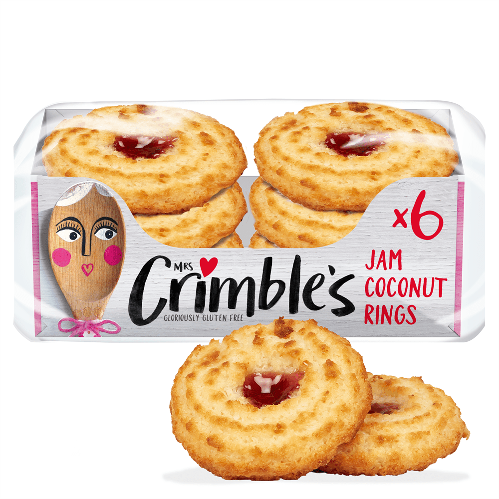 Mrs Crimbles Gluten Free Jam Rings 240g - Greenlands Health Store