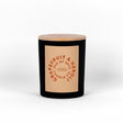 Grapefruit & Neroli Black Candle 9.5cm x 8cm x 8cm - Greenlands Health Store