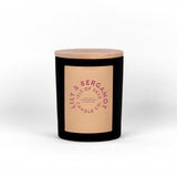 Lily & Bergamot Natural Wax Candle 9.5cm x 8cm x 8cm - Greenlands Health Store