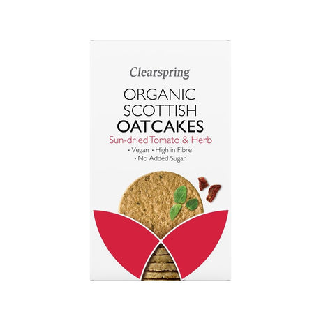 Organic Scottish Oatcakes Tomato & Herb 200g - Greenlands Health Store