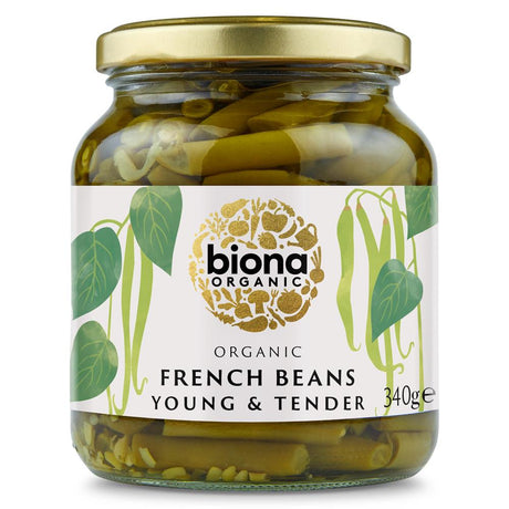 Biona Organic French Beans 340g - Greenlands Health Store