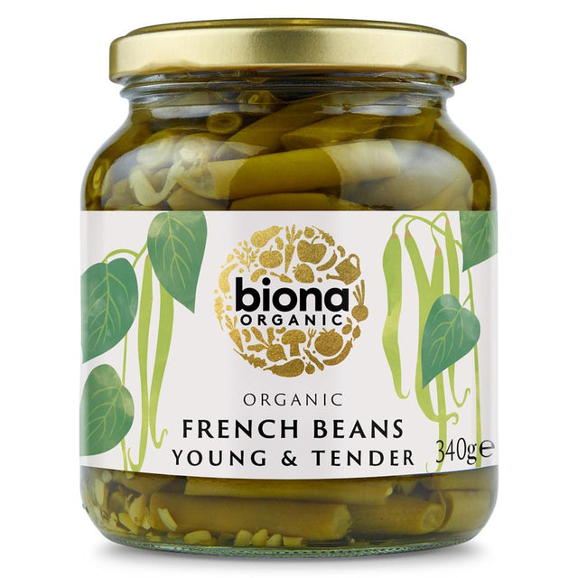 Biona Organic French Beans 340g - Greenlands Health Store