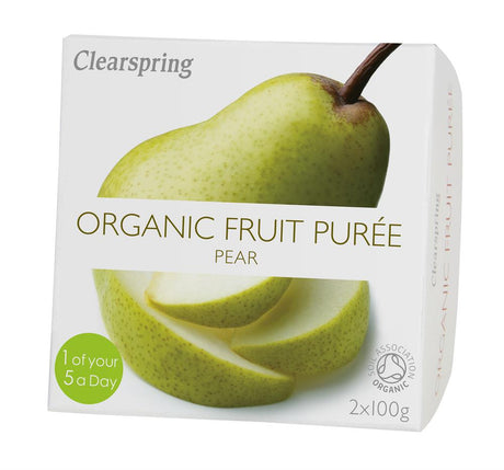 Organic Fruit Puree Pear (2x100g) - Greenlands Health Store