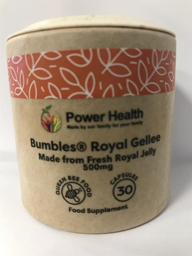 Bumbles Royal Gellee 500mg using Rapeseed Oil 30 capsules - Greenlands Health Store