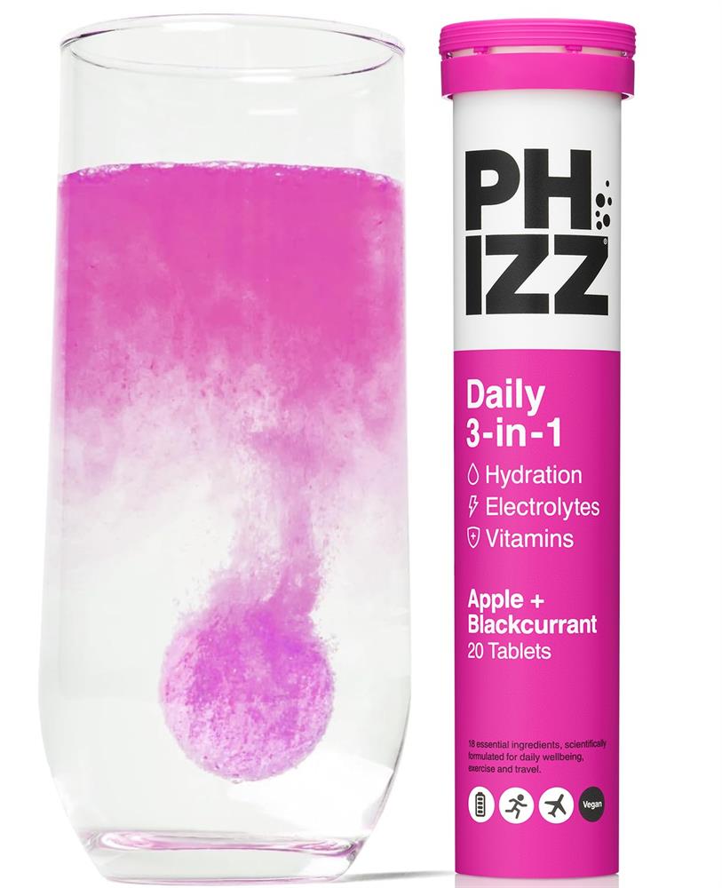 3in1 Hydration Electrolytes Vitamins - App&Bcurrant - 20 Tabs - Greenlands Health Store