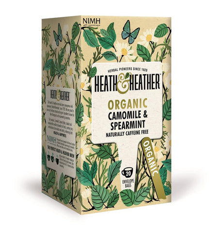 Organic Camomile & Spearmint 20 Bag - Greenlands Health Store