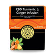 Turmeric & Ginger Tea - with CBD. 18 tea bags - Greenlands Health Store