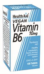 Vitamin B6 (Pyridoxine HCl) 10mg - 100 Tablets - Greenlands Health Store