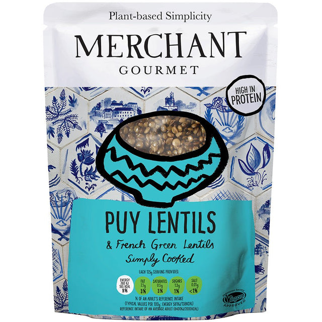Puy Lentils Ready to Eat 250g - Greenlands Health Store