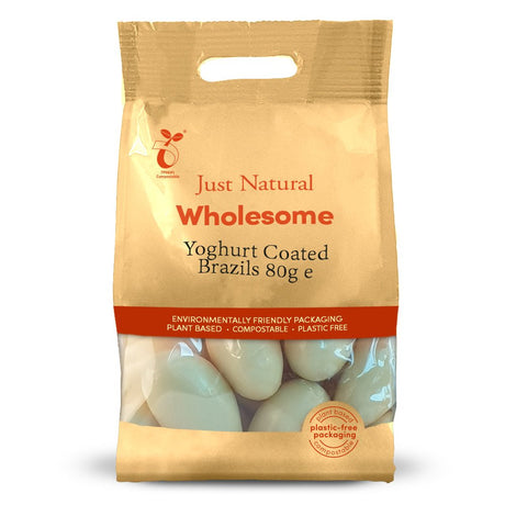 Yoghurt Coated Brazil Nuts 80g - Greenlands Health Store