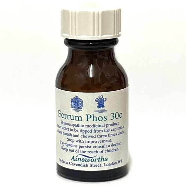 Ferrum Phos 30C Single Counter Remedy 120 tabs - Greenlands Health Store