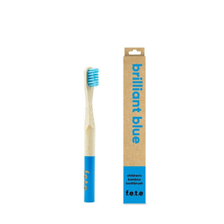 Bamboo Tooth Brush Brilliant Blue Blue Child 1 Unit - Greenlands Health Store