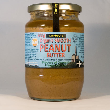 Organic SMOOTH 100% Peanut Butter 700g - Greenlands Health Store