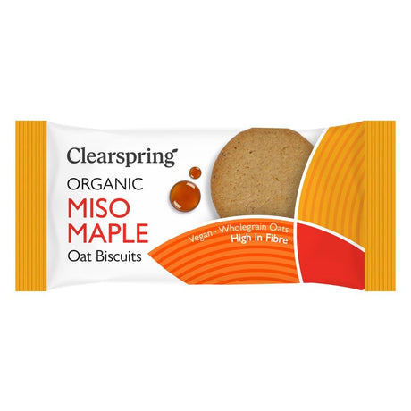 Organic Oat Biscuits - Miso Maple 40g - Greenlands Health Store